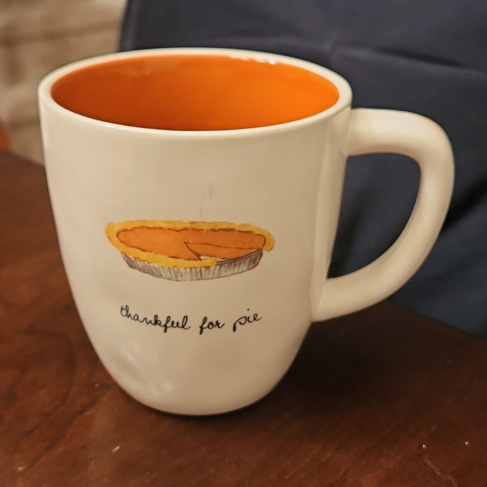 Rae Dunn "Thankful For Pie" Thanksgiving Mug